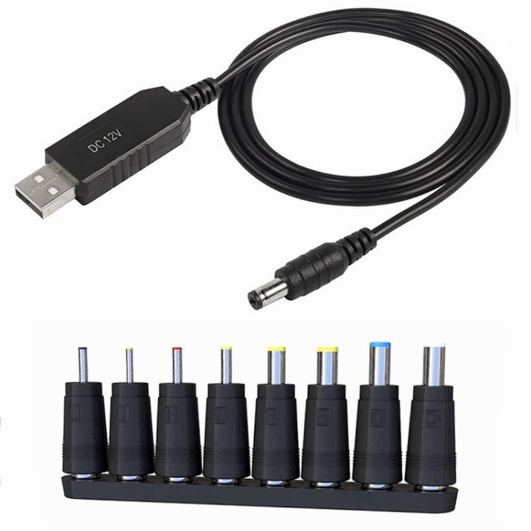 USB DC 5V to 12V 설정 케이블 컨버터 어댑터, DC 5V to 12V