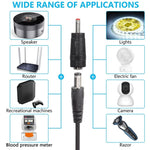 USB DC 5V to 12V 설정 케이블 컨버터 어댑터, DC 5V to 12V