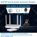 USB DC 5V to 12V 설정 케이블 컨버터 어댑터, DC 5V to 12V