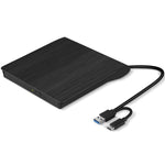 BT638 노트북 데스크탑 외장 USB 3.0 휴대용 CD 플레이어 CD-RW 광학 드라이브 버너, BT638