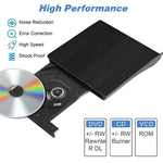 BT638 노트북 데스크탑 외장 USB 3.0 휴대용 CD 플레이어 CD-RW 광학 드라이브 버너, BT638
