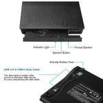 BT638 노트북 데스크탑 외장 USB 3.0 휴대용 CD 플레이어 CD-RW 광학 드라이브 버너, BT638