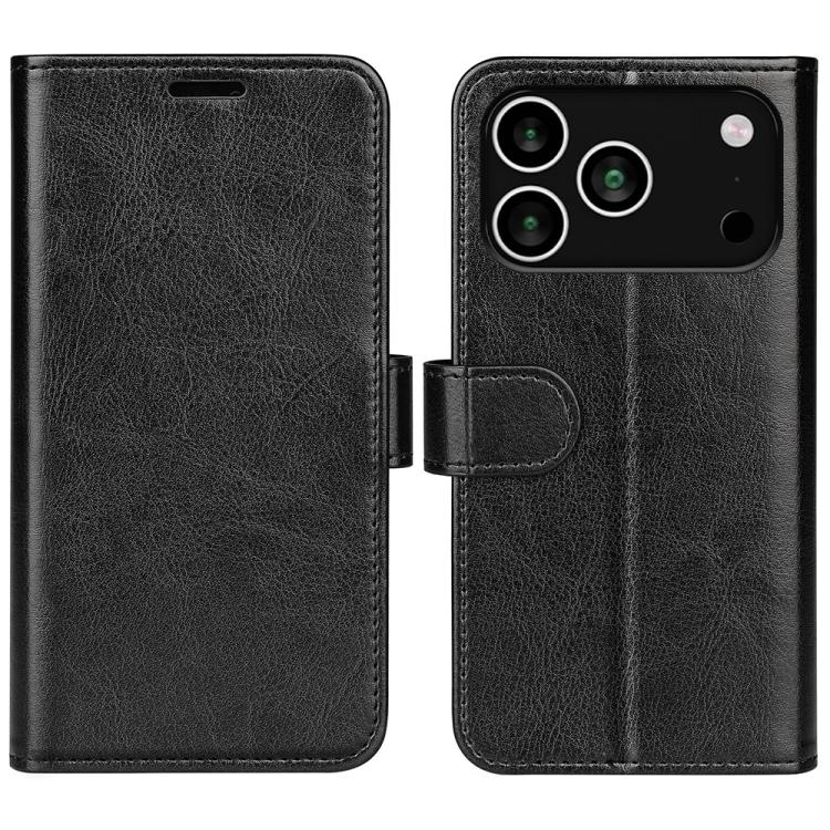 R64 텍스처 가로 플립 가죽 휴대폰 케이스, iPhone 17e / 16e용, iPhone 17 Pro Max용, iPhone 17 Pro용, iPhone 17용, iPhone Air용, iPhone 16 Pro Max용, iPhone 16 Pro용, iPhone 16 Plus용, iPhone 16용, iPhone 15 Pro Max용