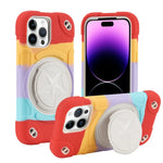 Shield PC Hybrid Silicone Phone Case, For iPhone 14, For iPhone 14 Pro Max, For iPhone 13 Pro Max, For iPhone 13