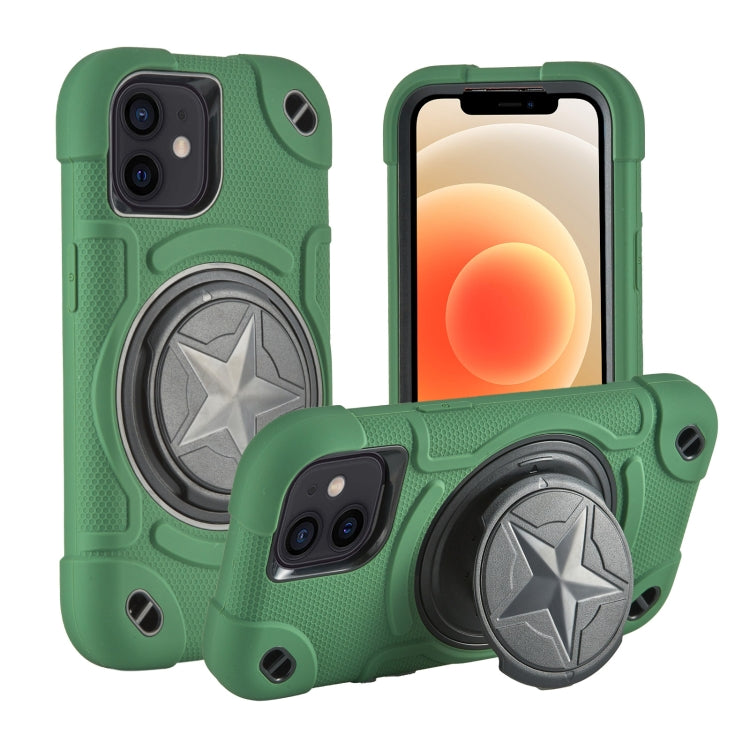 Shield PC Hybrid Silicone Phone Case, For iPhone 12, For iPhone 12 Pro Max, For iPhone 12 Pro