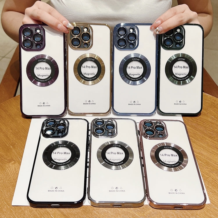 전기 도금 MagSafe TPU 휴대폰 케이스, 아이폰 17e / 16e용, 아이폰 17 프로 맥스용, 아이폰 17 프로용, 아이폰 17용, 아이폰 에어용, 아이폰 16 프로 맥스용