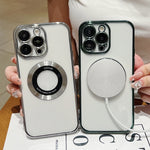 전기 도금 MagSafe TPU 휴대폰 케이스, 아이폰 17e / 16e용, 아이폰 17 프로 맥스용, 아이폰 17 프로용, 아이폰 17용, 아이폰 에어용, 아이폰 16 프로 맥스용