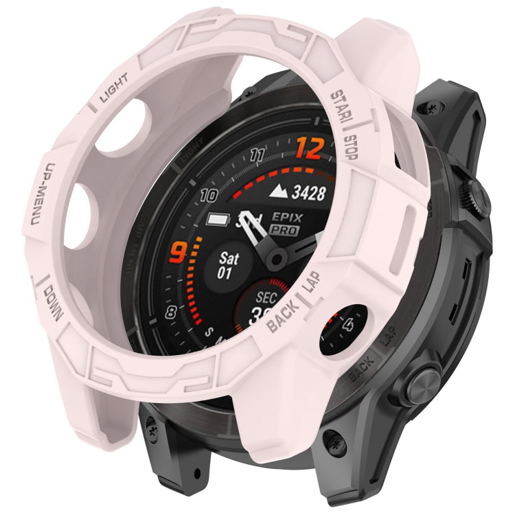Armored TPU Half Wrapped Watch Protective Case, For Garmin Epix Pro / Epix Pro Gen 2 42mm / Fenix 7S / 7S Pro, For Garmin Epix Pro / Epix Pro Gen 2 51mm / Fenix 7X / 7X Pro, For Garmin Epix Pro / Epix Pro Gen 2 47mm / Fenix 7 / 7 Pro