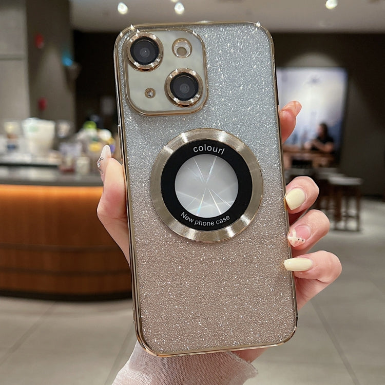 그라데이션 글리터 전기 도금 MagSafe TPU 휴대폰 케이스, 아이폰 14용, 아이폰 14 프로용, 아이폰 14 프로 맥스용, 아이폰 13 프로 맥스용, 아이폰 13 프로용, 아이폰 13용