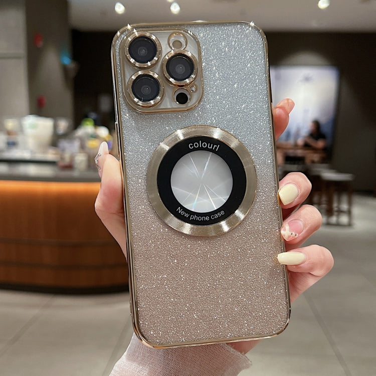 그라데이션 글리터 전기 도금 MagSafe TPU 휴대폰 케이스, 아이폰 14용, 아이폰 14 프로용, 아이폰 14 프로 맥스용, 아이폰 13 프로 맥스용, 아이폰 13 프로용, 아이폰 13용