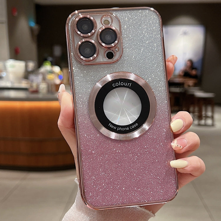 그라데이션 글리터 전기 도금 MagSafe TPU 휴대폰 케이스, 아이폰 14용, 아이폰 14 프로용, 아이폰 14 프로 맥스용, 아이폰 13 프로 맥스용, 아이폰 13 프로용, 아이폰 13용