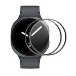 삼성 갤럭시 워치 울트라 47mm / 울트라 2025, 삼성 갤럭시 워치8 클래식 46mm, 삼성 갤럭시 워치8 44mm, 삼성 갤럭시 워치8 40mm용 ENKAY 3D 풀 커버 소프트 PC 엣지 PMMA HD 스크린 필름 2개 세트