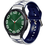 곡선 텍스처 실리콘 시계 밴드, Samsung Galaxy Watch 6 Classic 47mm용, Samsung Galaxy Watch 6 44mm용, Samsung Galaxy Watch 6 40mm용