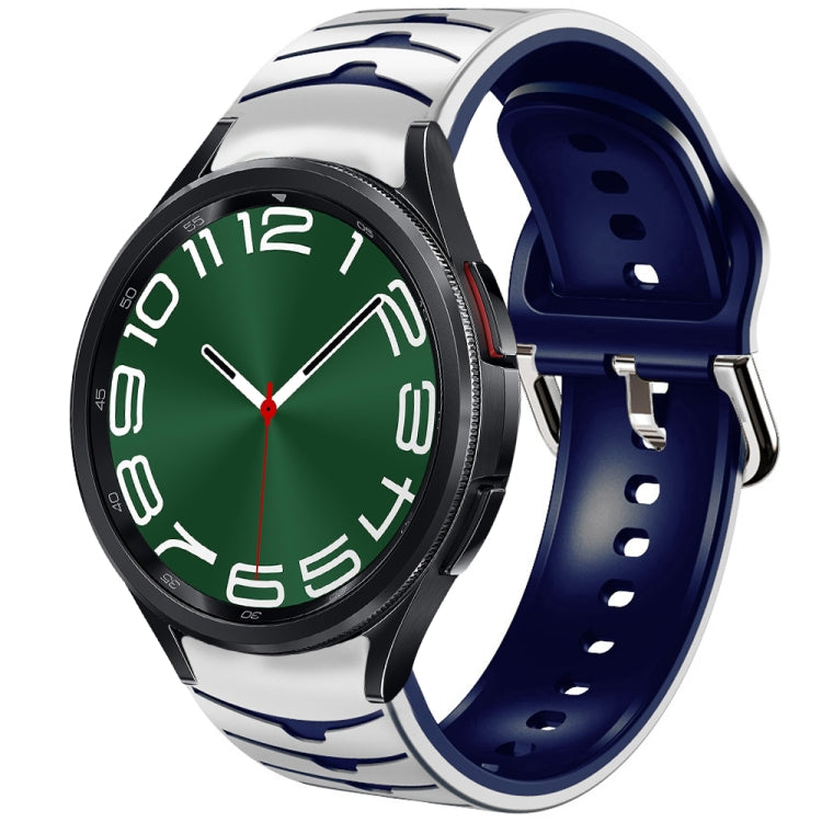 곡선 텍스처 실리콘 시계 밴드, Samsung Galaxy Watch 6 Classic 47mm용, Samsung Galaxy Watch 6 44mm용, Samsung Galaxy Watch 6 40mm용