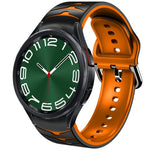 곡선 텍스처 실리콘 시계 밴드, Samsung Galaxy Watch 6 Classic 47mm용, Samsung Galaxy Watch 6 44mm용, Samsung Galaxy Watch 6 40mm용