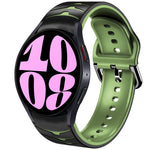 곡선 텍스처 실리콘 시계 밴드, Samsung Galaxy Watch 6 Classic 47mm용, Samsung Galaxy Watch 6 44mm용, Samsung Galaxy Watch 6 40mm용