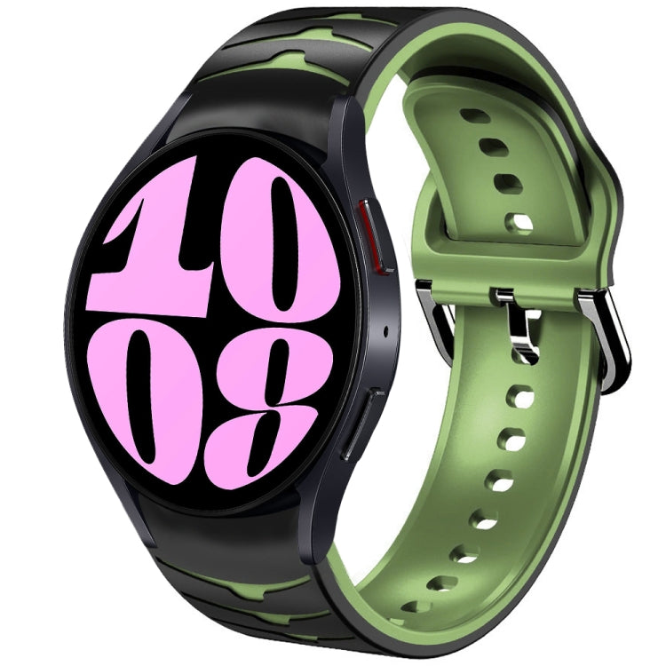 곡선 텍스처 실리콘 시계 밴드, Samsung Galaxy Watch 6 Classic 47mm용, Samsung Galaxy Watch 6 44mm용, Samsung Galaxy Watch 6 40mm용