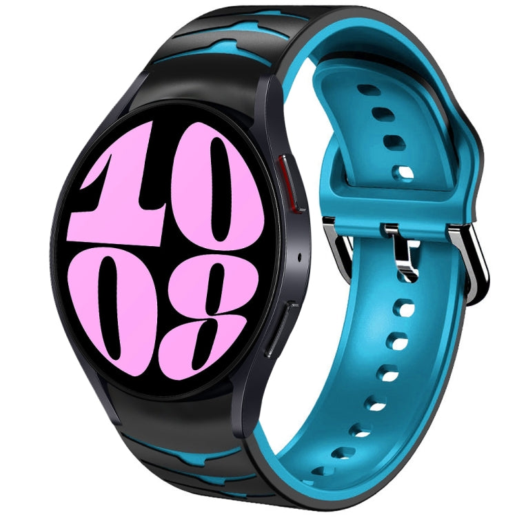 곡선 텍스처 실리콘 시계 밴드, Samsung Galaxy Watch 6 Classic 47mm용, Samsung Galaxy Watch 6 44mm용, Samsung Galaxy Watch 6 40mm용