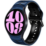 곡선 텍스처 실리콘 시계 밴드, Samsung Galaxy Watch 6 Classic 47mm용, Samsung Galaxy Watch 6 44mm용, Samsung Galaxy Watch 6 40mm용