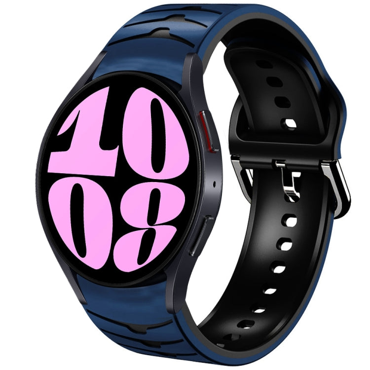 곡선 텍스처 실리콘 시계 밴드, Samsung Galaxy Watch 6 Classic 47mm용, Samsung Galaxy Watch 6 44mm용, Samsung Galaxy Watch 6 40mm용