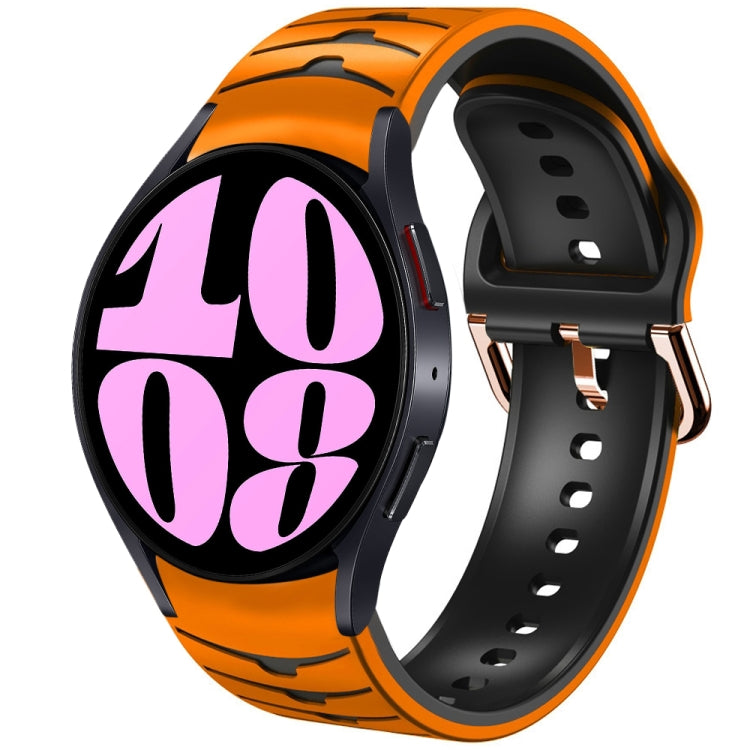 곡선 텍스처 실리콘 시계 밴드, Samsung Galaxy Watch 6 Classic 47mm용, Samsung Galaxy Watch 6 44mm용, Samsung Galaxy Watch 6 40mm용