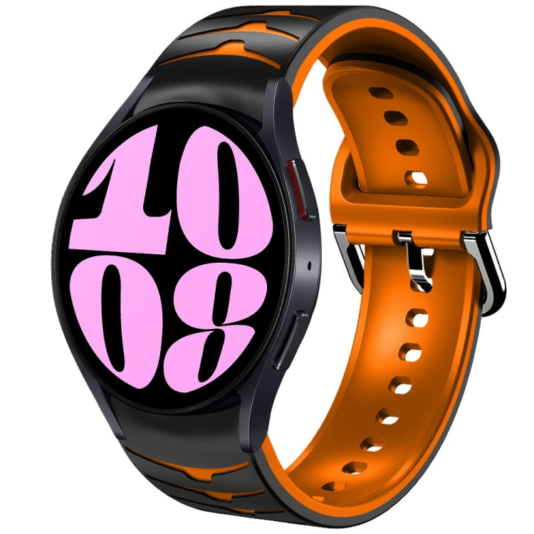 곡선 텍스처 실리콘 시계 밴드, Samsung Galaxy Watch 6 Classic 47mm용, Samsung Galaxy Watch 6 44mm용, Samsung Galaxy Watch 6 40mm용