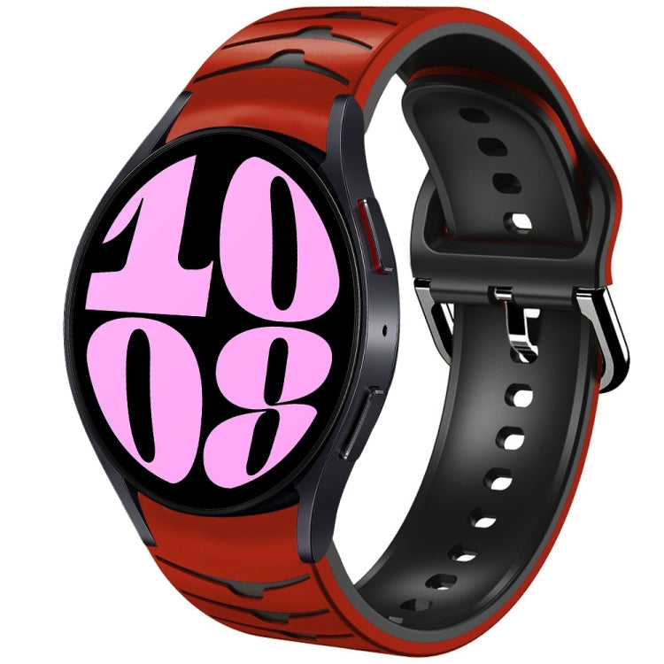 곡선 텍스처 실리콘 시계 밴드, Samsung Galaxy Watch 6 Classic 47mm용, Samsung Galaxy Watch 6 44mm용, Samsung Galaxy Watch 6 40mm용