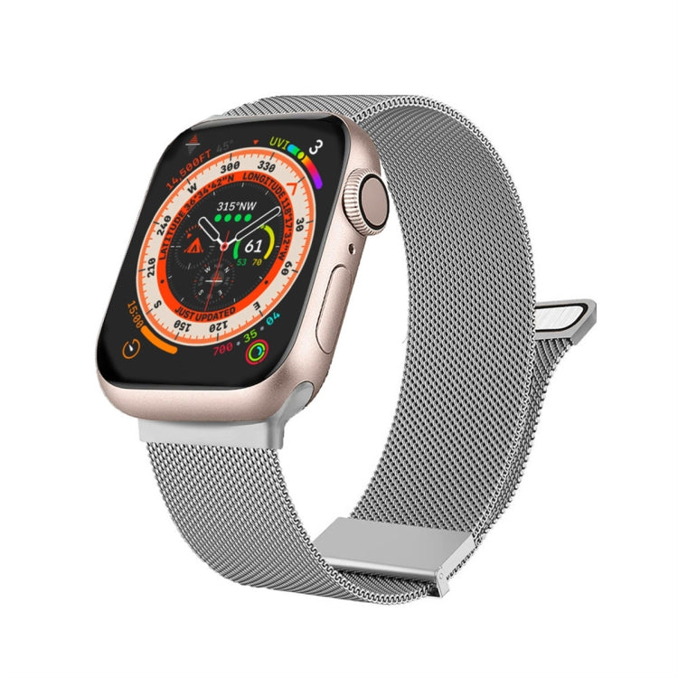Milan Double Magnetic Steel Mesh Watch Band, For Apple Watch Ultra 49mm, For Apple Watch 8 41mm, For Apple Watch 8 45mm, For Apple Watch SE 2022 40mm, For Apple Watch SE 2022 44mm, For Apple Watch 7 41mm
