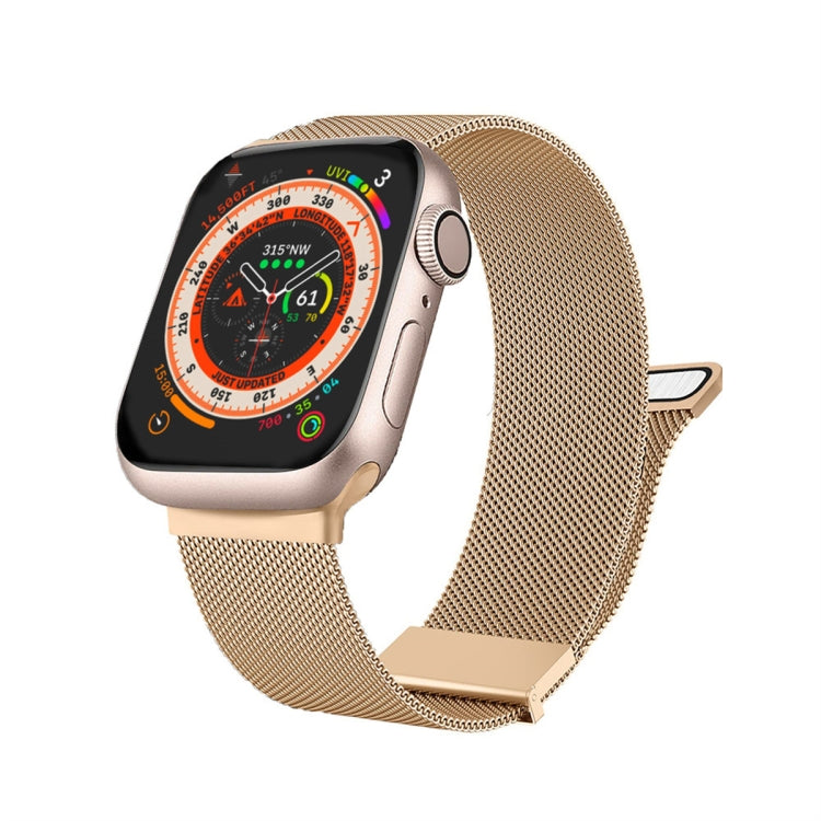 밀라노 더블 자석 스틸 메시 시계 밴드, Apple Watch Ultra 49mm용, Apple Watch 8 41mm용, Apple Watch 8 45mm용, Apple Watch SE 2022 40mm용, Apple Watch SE 2022 44mm용, Apple Watch 7 41mm용