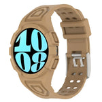 TPU Integrated Silicone Watch Band, For Samsung Galaxy Watch6 44mm, For Samsung Galaxy Watch6 40mm