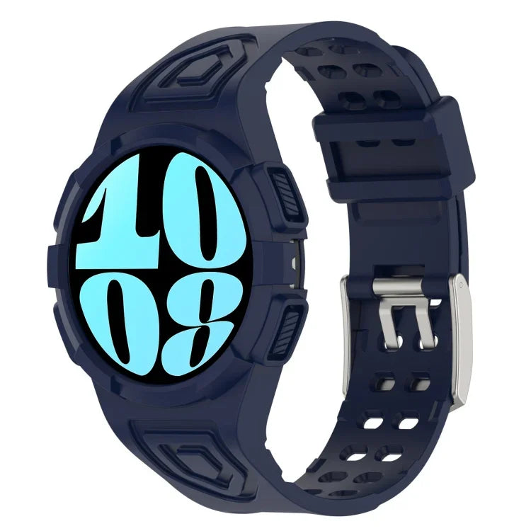 TPU Integrated Silicone Watch Band, For Samsung Galaxy Watch6 44mm, For Samsung Galaxy Watch6 40mm