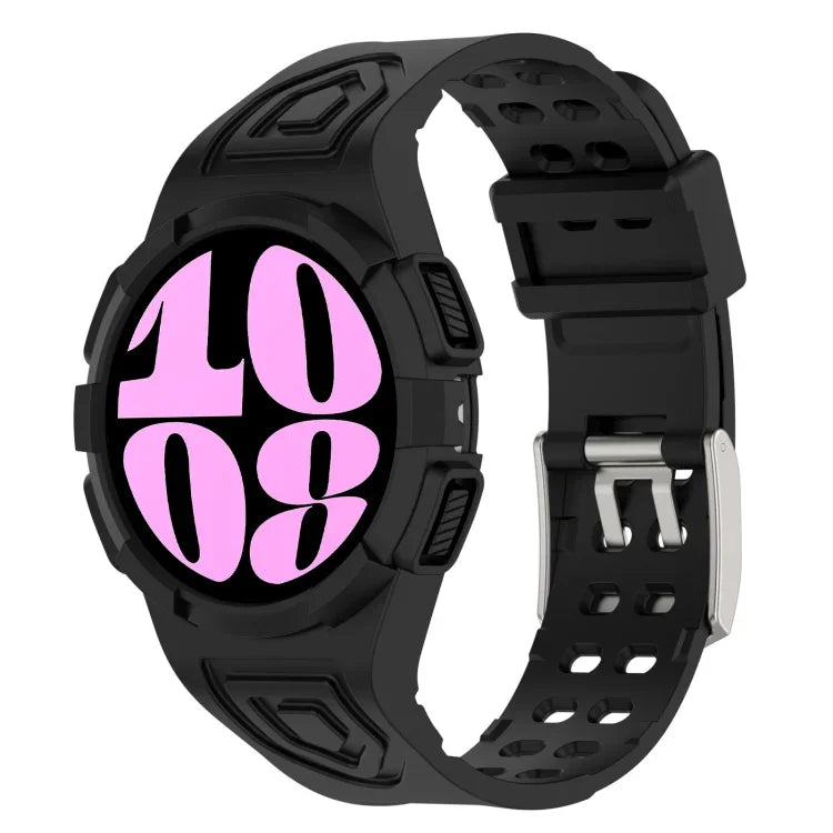 TPU Integrated Silicone Watch Band, For Samsung Galaxy Watch6 44mm, For Samsung Galaxy Watch6 40mm
