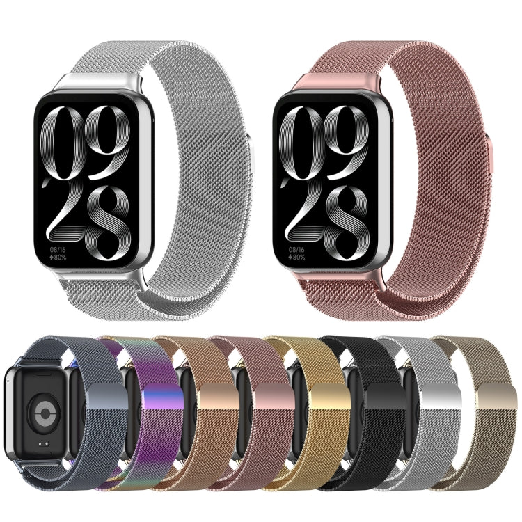 Milan Magnetic Steel Mesh Watch Band, For Xiaomi Band 10 Pro / 9 Pro / Redmi Watch 6