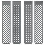 20mm 구멍 통기성 3D 도트 실리콘 시계 밴드, 삼성 갤럭시 워치 4 클래식 42mm용, 삼성 갤럭시 워치 액티브 2 44mm용, 삼성 갤럭시 워치 액티브 2 40mm용