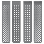 20mm 구멍 통기성 3D 도트 실리콘 시계 밴드, 삼성 갤럭시 워치 4 44mm용, 삼성 갤럭시 워치 4 40mm용, 삼성 갤럭시 워치 4 클래식 46mm용
