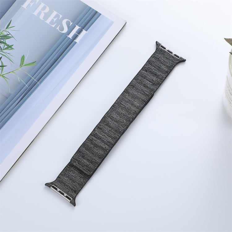 데님 마그네틱 시계 밴드, Apple Watch Ultra 49mm용, Apple Watch 8 41mm용, Apple Watch 8 45mm용, Apple Watch SE 2022 40mm용, Apple Watch SE 2022 44mm용, Apple Watch 7 41mm용, Apple Watch 7 45mm용, Apple Watch SE 40mm용