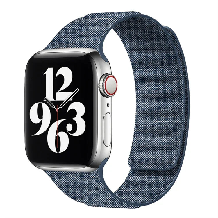 데님 자석 시계줄, Apple Watch 6 40mm용, Apple Watch 6 44mm용, Apple Watch 5 44mm용, Apple Watch 5 40mm용, Apple Watch 4 44mm용, Apple Watch 4 40mm용, Apple Watch 3 38mm용, Apple Watch 3 42mm용