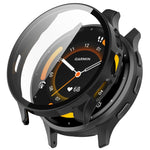 PC + Tempered Film Integrated Watch Protective Case, For Garmin Venu 3