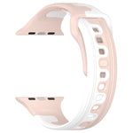 투톤 실리콘 시계줄, Apple Watch 42mm용, Apple Watch 38mm용