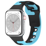 투톤 실리콘 시계줄, Apple Watch 42mm용, Apple Watch 38mm용