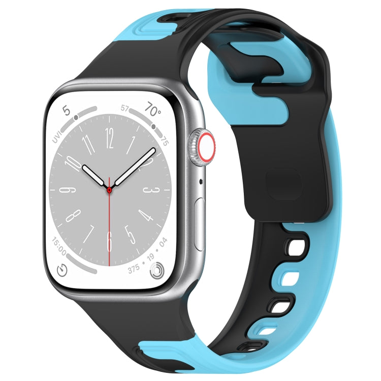 투톤 실리콘 시계줄, Apple Watch 42mm용, Apple Watch 38mm용