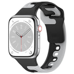 투톤 실리콘 시계줄, Apple Watch 42mm용, Apple Watch 38mm용
