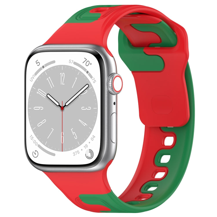 투톤 실리콘 시계줄, Apple Watch 42mm용, Apple Watch 38mm용
