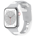투톤 실리콘 시계줄, Apple Watch 42mm용, Apple Watch 38mm용