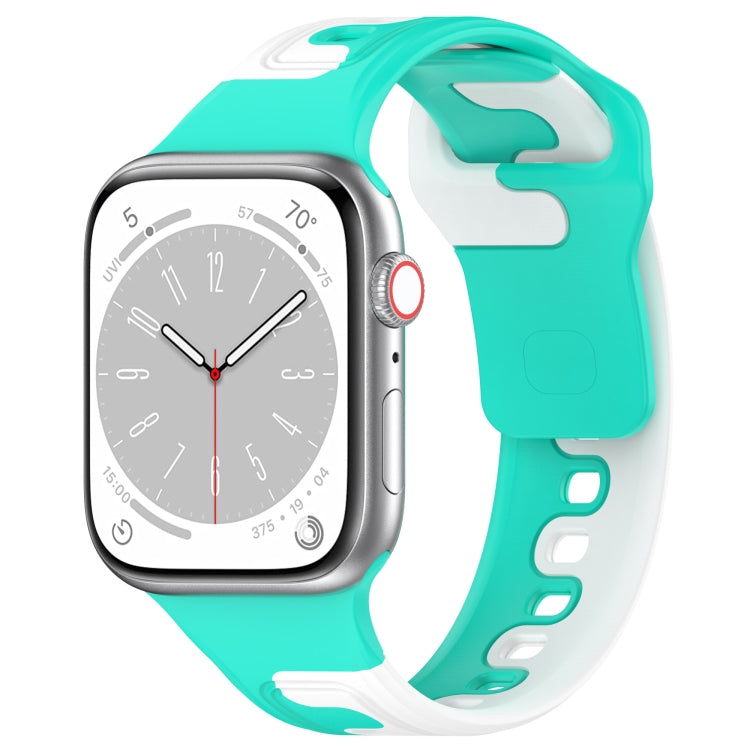 투톤 실리콘 시계줄, Apple Watch 42mm용, Apple Watch 38mm용