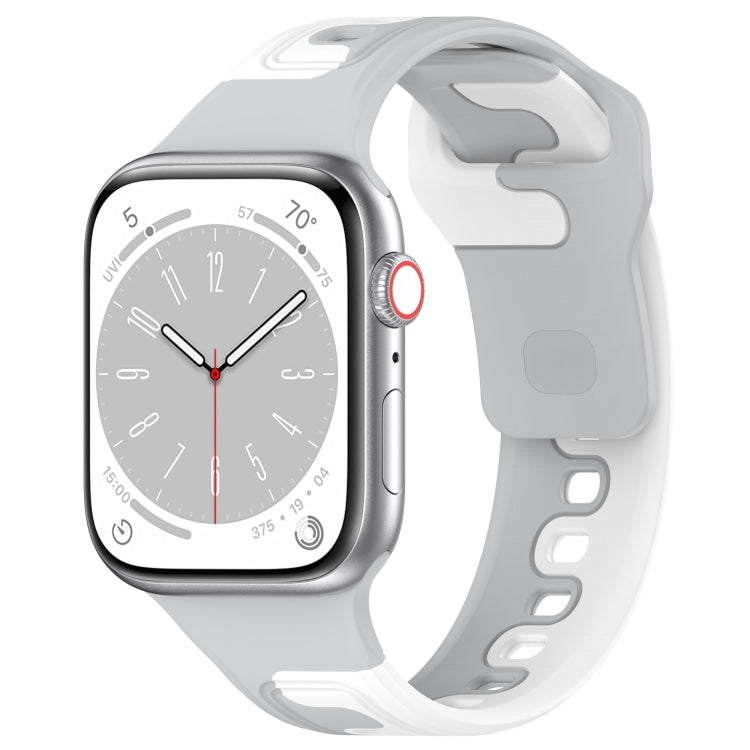 투톤 실리콘 시계줄, Apple Watch 42mm용, Apple Watch 38mm용