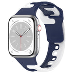 투톤 실리콘 시계줄, Apple Watch 42mm용, Apple Watch 38mm용