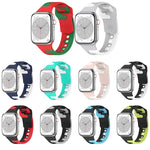 투톤 실리콘 시계줄, Apple Watch 42mm용, Apple Watch 38mm용