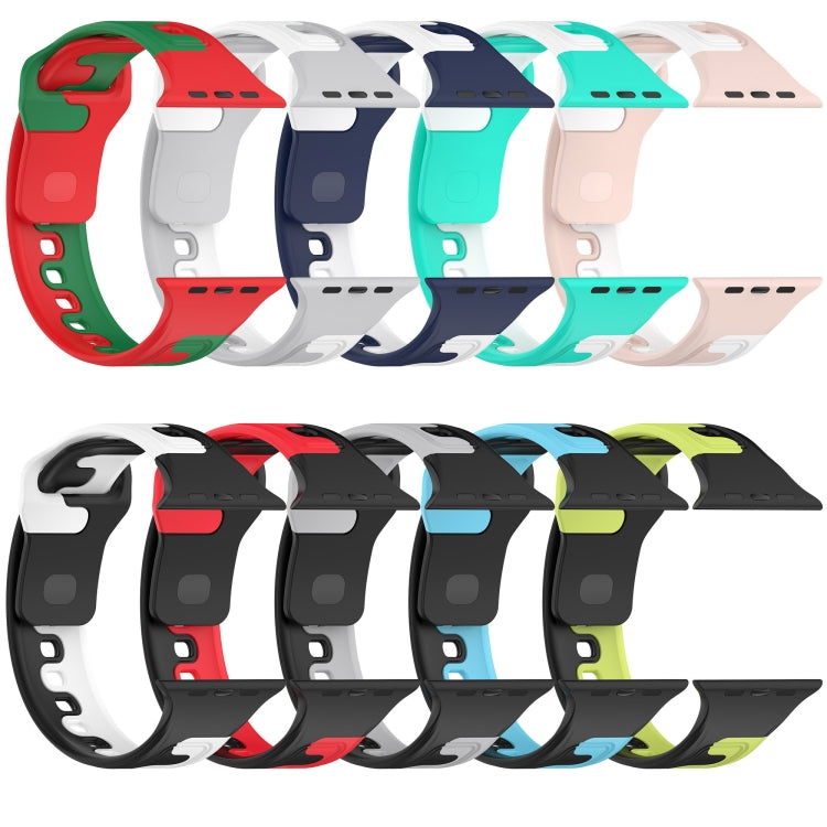 투톤 실리콘 시계줄, Apple Watch 42mm용, Apple Watch 38mm용