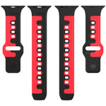 투톤 실리콘 시계줄, Apple Watch 42mm용, Apple Watch 38mm용